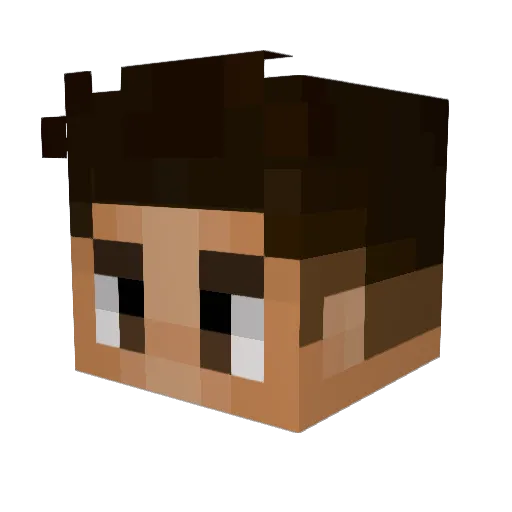 ByJumbo Minecraft avatar head, 3D render