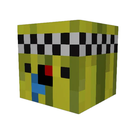 ByKarpuz Minecraft avatar head, 3D render