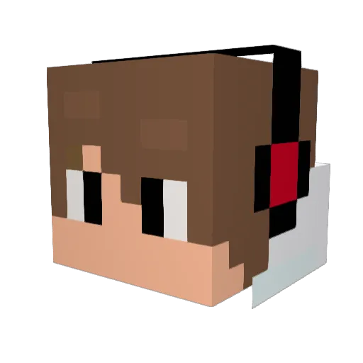 ByKevin_PvP Minecraft avatar head, 3D render