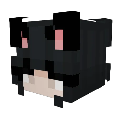ByLequix Minecraft avatar head, 3D render