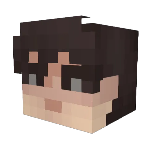 ByMaad21 Minecraft avatar head, 3D render