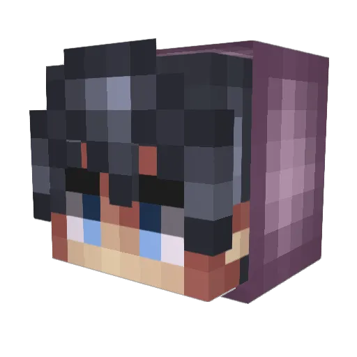 ByMagicMC Minecraft avatar head, 3D render