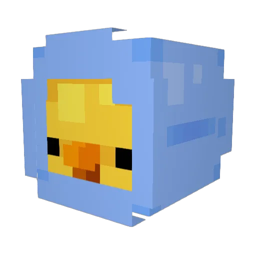 ByMatsitoCL Minecraft avatar head, 3D render