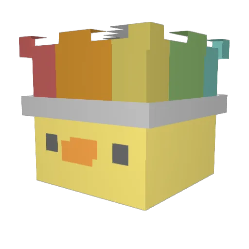 ByNxskill Minecraft avatar head, 3D render