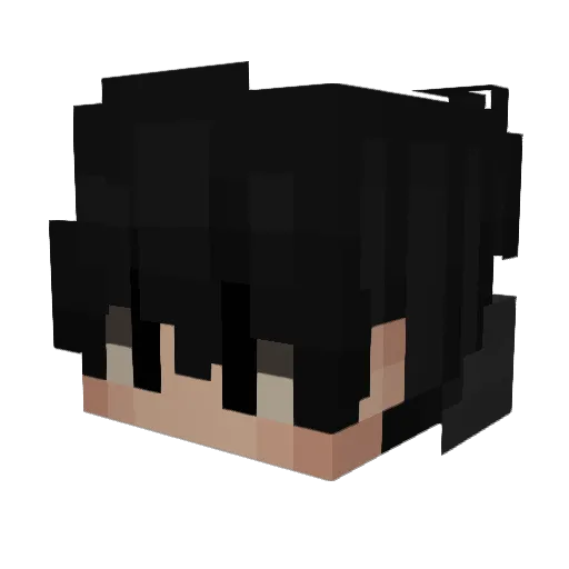 ByPhil08 Minecraft avatar head, 3D render