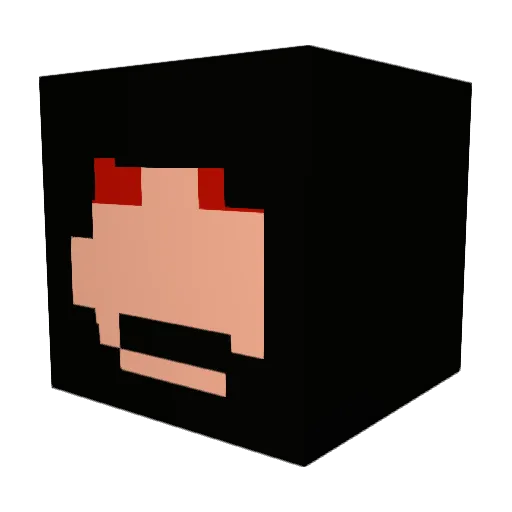 ByQuKoXu Minecraft avatar head, 3D render