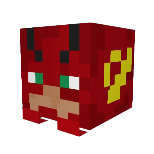 ByRulo77 Minecraft avatar head, 3D render