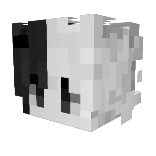 BySeko14 Minecraft avatar head, 3D render