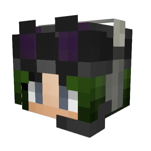 BySharx Minecraft avatar head, 3D render