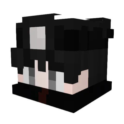 BySkyBlueZ Minecraft avatar head, 3D render