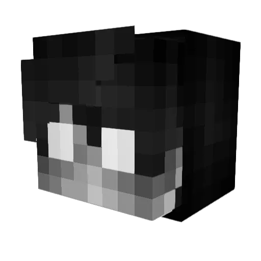 ByViolinzZ Minecraft avatar head, 3D render