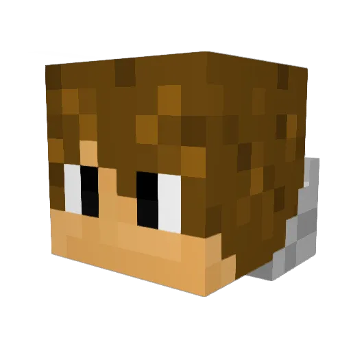 By_GrabsMar Minecraft avatar head, 3D render