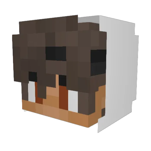 By_Grace Minecraft avatar head, 3D render