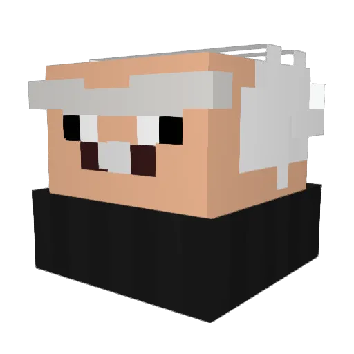By_Master_PvP Minecraft avatar head, 3D render