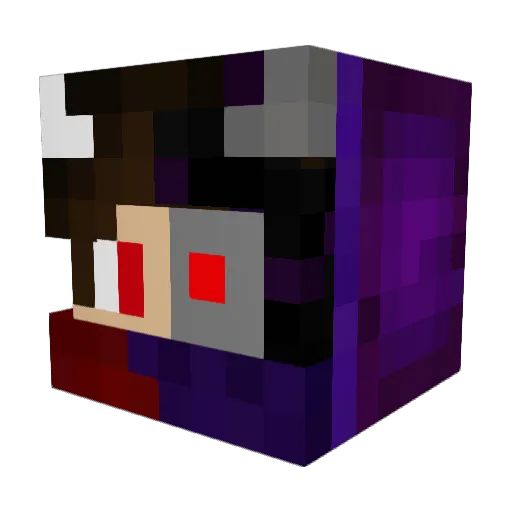 BycapitanYT Minecraft avatar head, 3D render