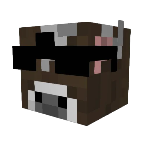 Byczeq0503 Minecraft avatar head, 3D render