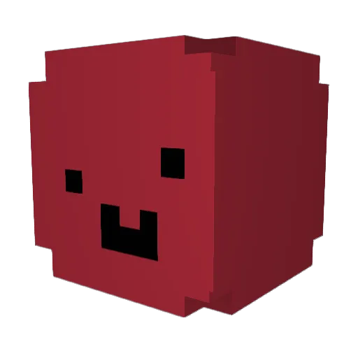 Byenerds Minecraft avatar head, 3D render