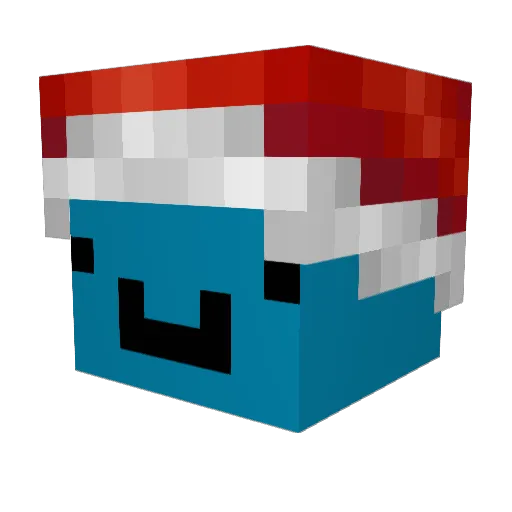 Byeongchan1 Minecraft avatar head, 3D render