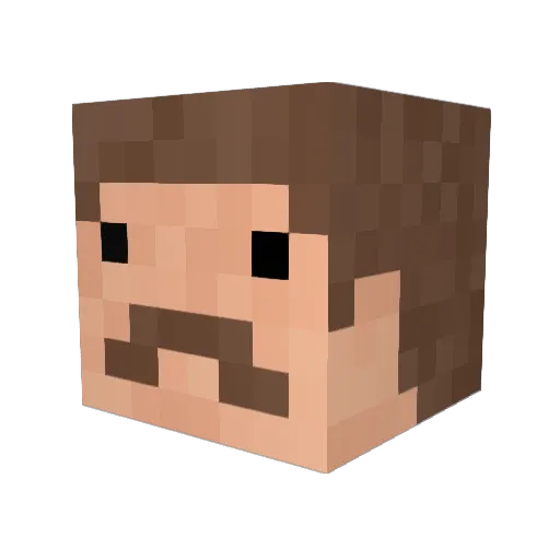 ByggareBob75 Minecraft avatar head, 3D render