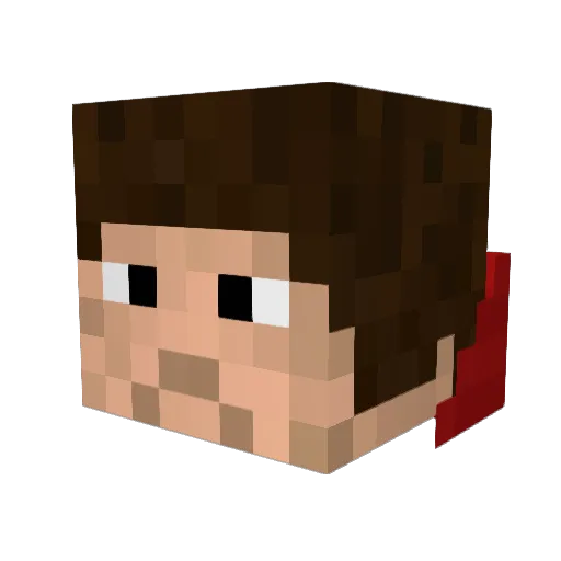 BygoneSanity Minecraft avatar head, 3D render