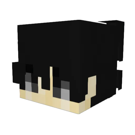 Byk15 Minecraft avatar head, 3D render