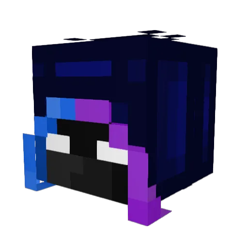 BykuJulo Minecraft avatar head, 3D render