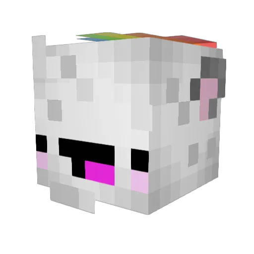 Bylers Minecraft avatar head, 3D render
