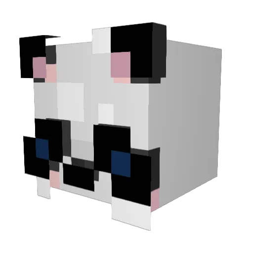 Bylle2005 Minecraft avatar head, 3D render