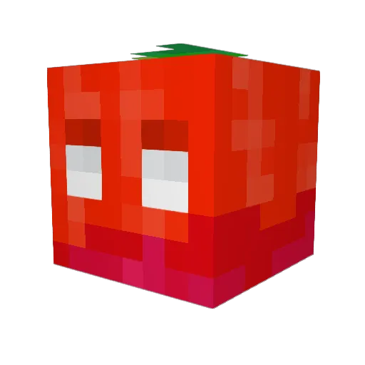 Byonc Minecraft avatar head, 3D render