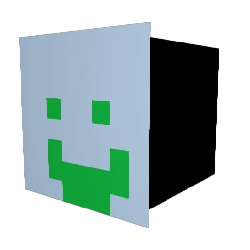 Byrgeri Minecraft avatar head, 3D render