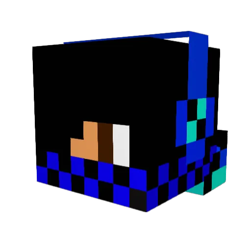 Byronjack69 Minecraft avatar head, 3D render