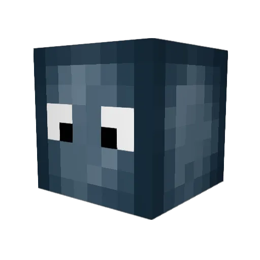 Byrrito Minecraft avatar head, 3D render