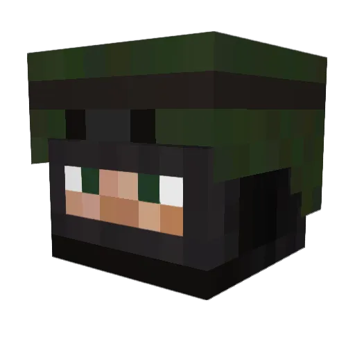 Byskov69 Minecraft avatar head, 3D render