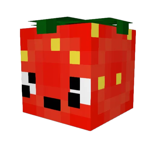 Bysy_ Minecraft avatar head, 3D render