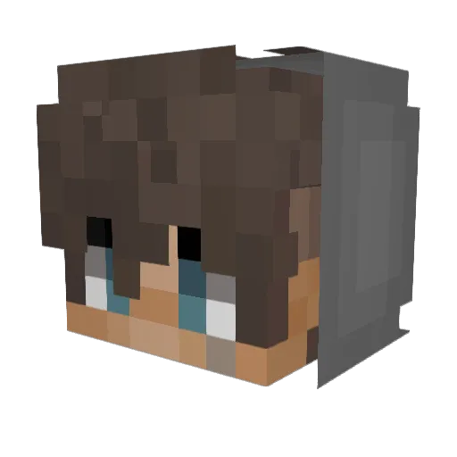 ByteDev Minecraft avatar head, 3D render