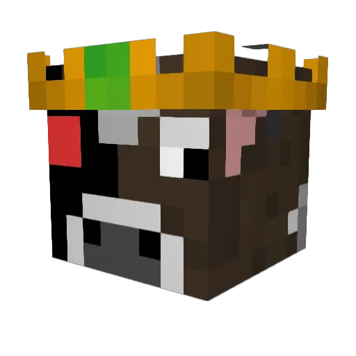 ByteGate Minecraft avatar head, 3D render