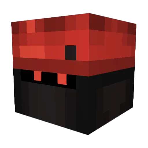 ByteMe7538 Minecraft avatar head, 3D render