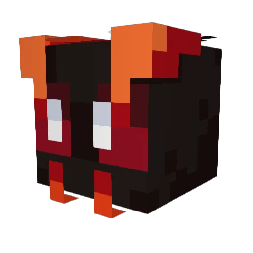 Byte_C Minecraft avatar head, 3D render