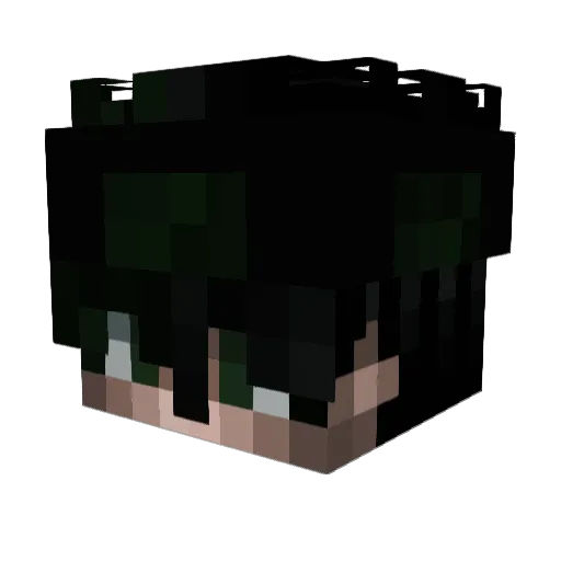 BytesSohn Minecraft avatar head, 3D render