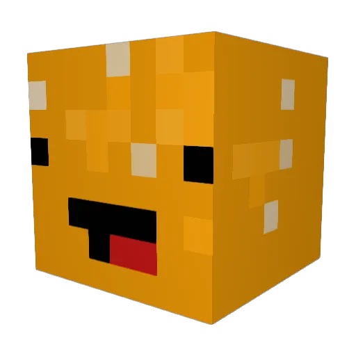 BytesizedTerror Minecraft avatar head, 3D render