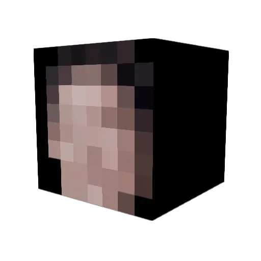 Byunjin Minecraft avatar head, 3D render