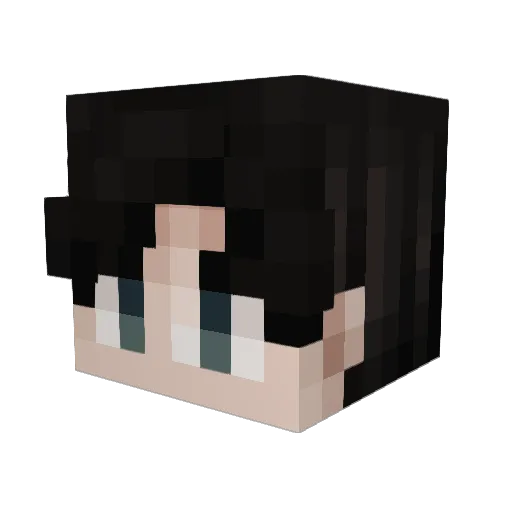 Byzantine1453_ Minecraft avatar head, 3D render