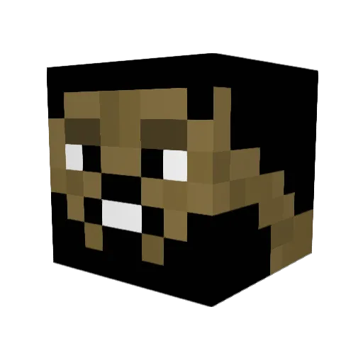 Byzler Minecraft avatar head, 3D render