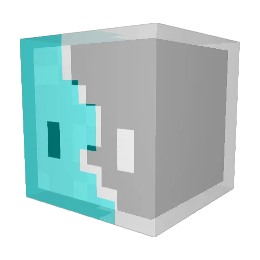 BzdBsw Minecraft avatar head, 3D render
