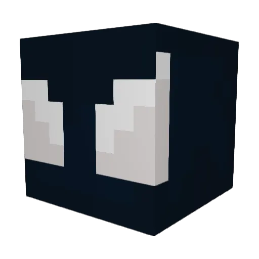 Bzrk6969 Minecraft avatar head, 3D render