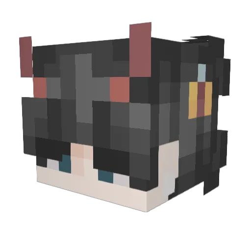 Bzzy_Bee Minecraft avatar head, 3D render