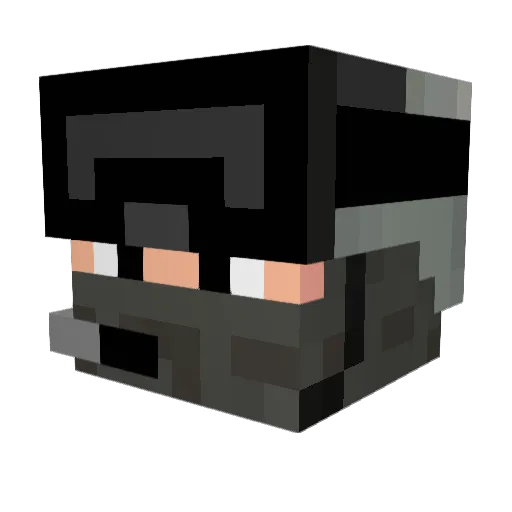 C00KIE3000 Minecraft avatar head, 3D render