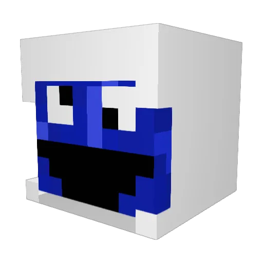 C00cki3_M0nster Minecraft avatar head, 3D render