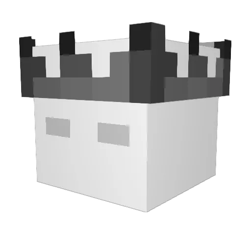 C00iMANN Minecraft avatar head, 3D render