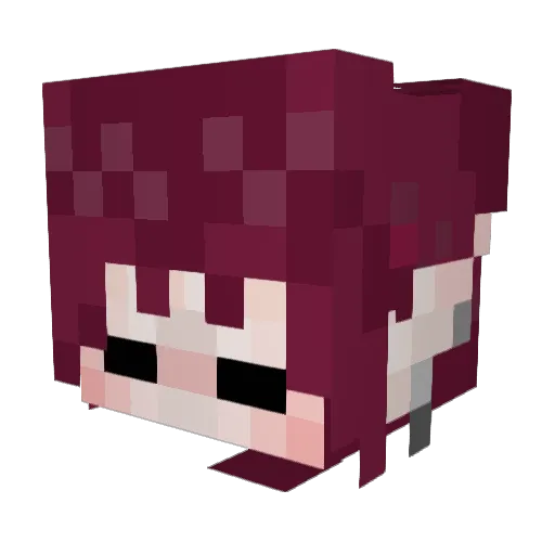 C00nt98 Minecraft avatar head, 3D render